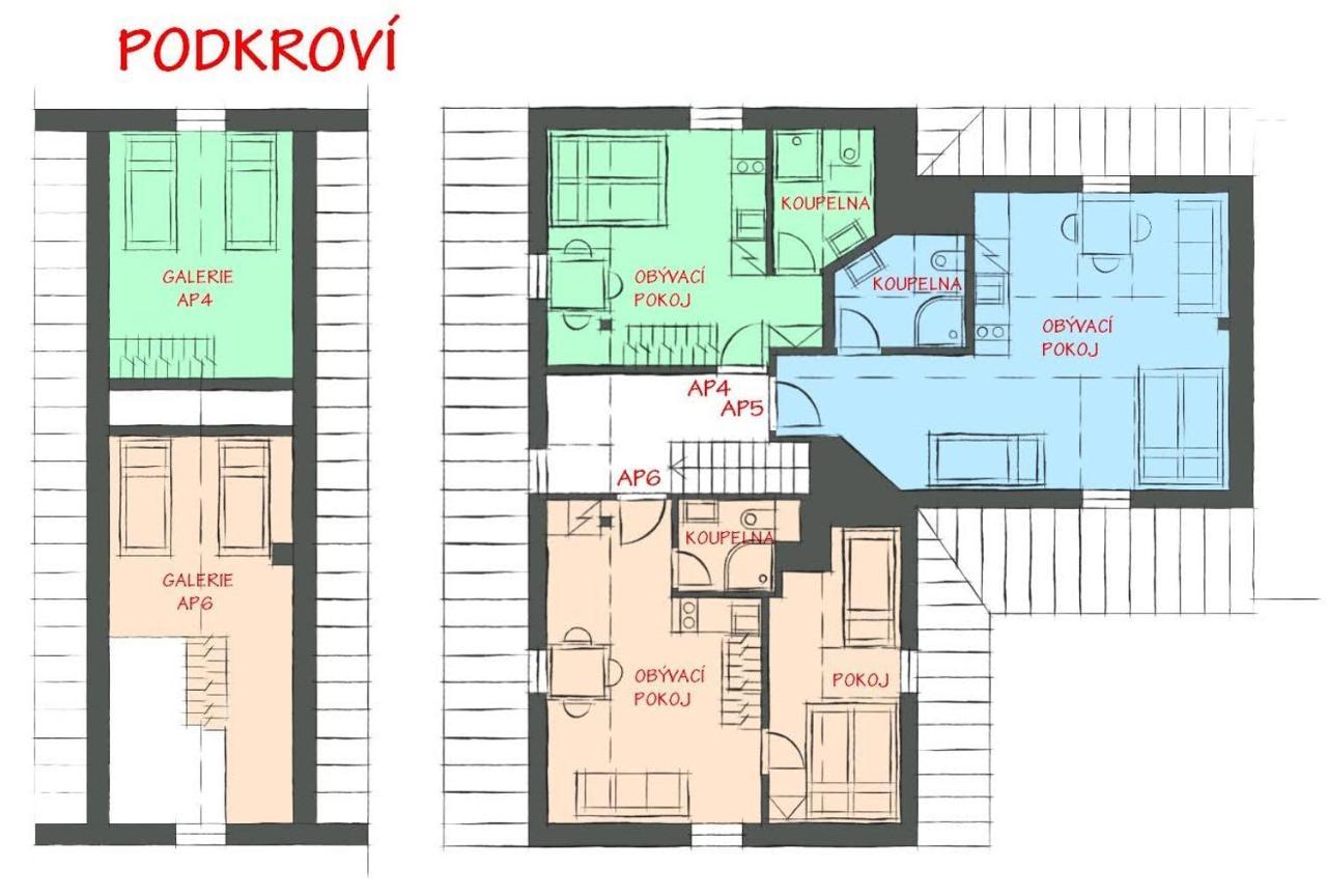 Apartmany U Muzea Horni Blatna Luaran gambar