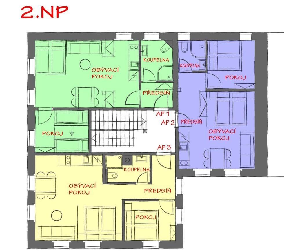 Apartmany U Muzea Horni Blatna Luaran gambar